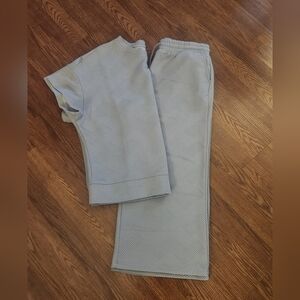 Stylish Gray Women's Loungewear Set